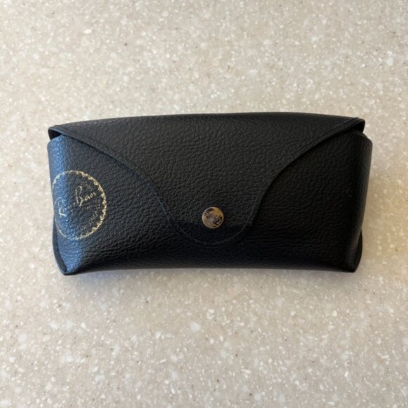 Ray-Ban Oval Double Bridge Polished Arista Gold Sunglasses (G-15 Green lenses) - Picture 8 of 8